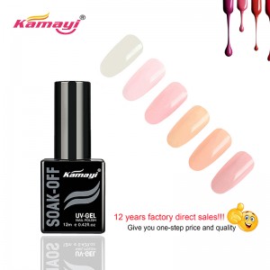 Kamayi Custom Brand Hot Sales 72colours Profesjonalny kolorowy żel UV do paznokci 12 ml do paznokci